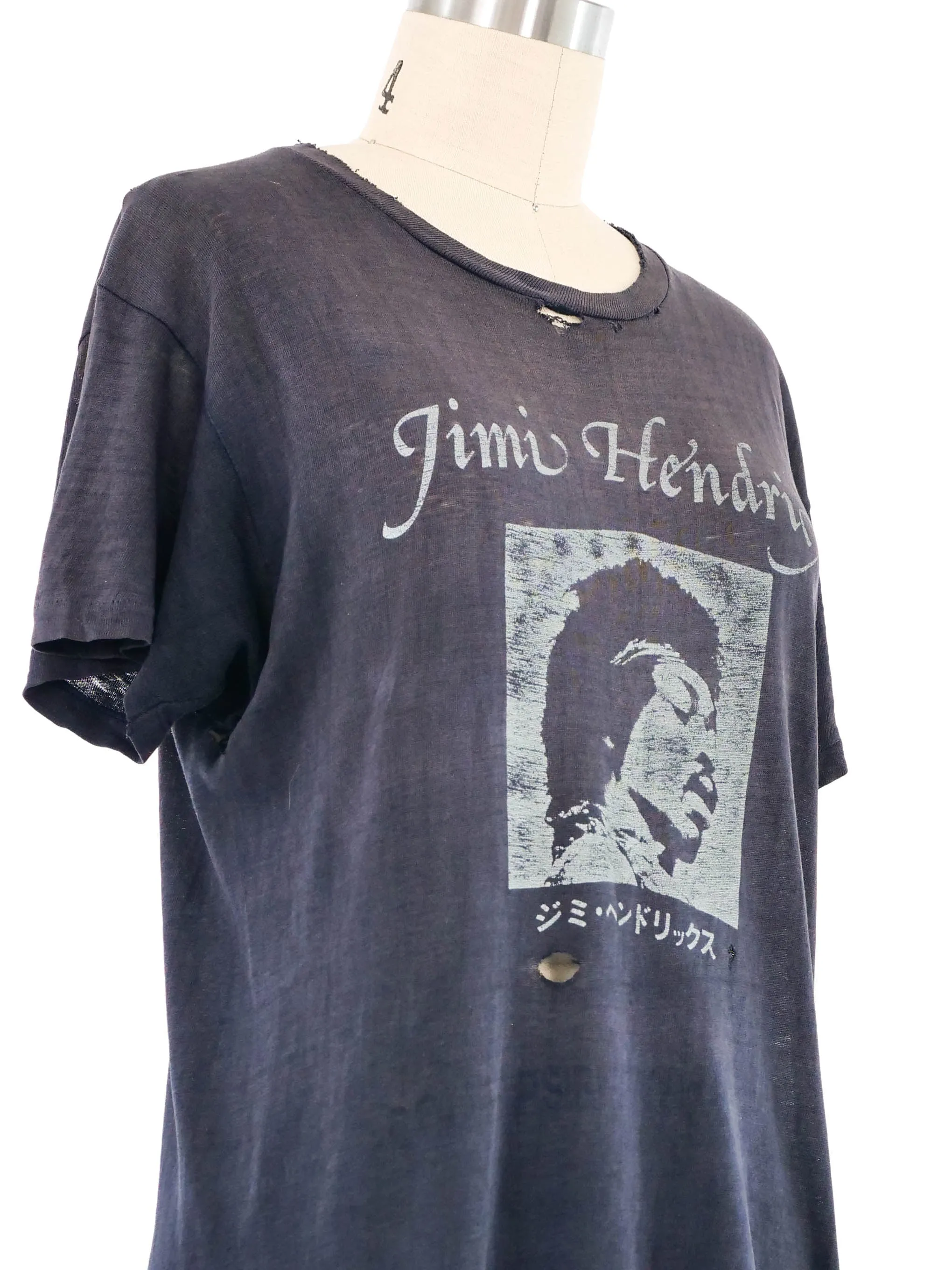 1970s Jimi Hendrix Distressed Tee