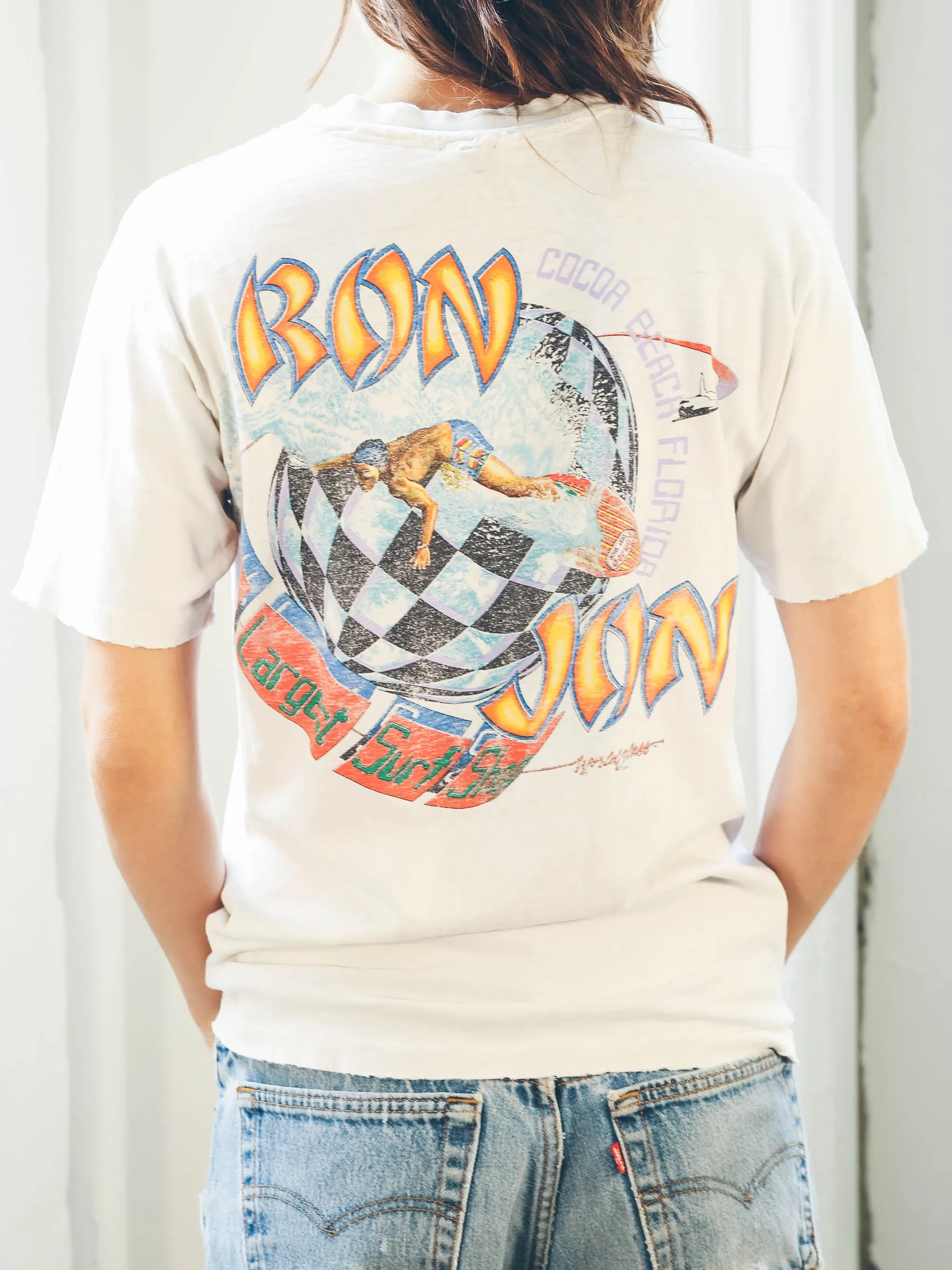 1990s Distressed Ron Jon Surf Shop Tee