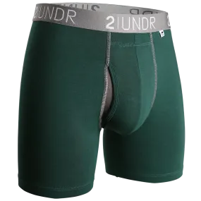 2UNDR Swing Shift Boxer Brief In Dark Green