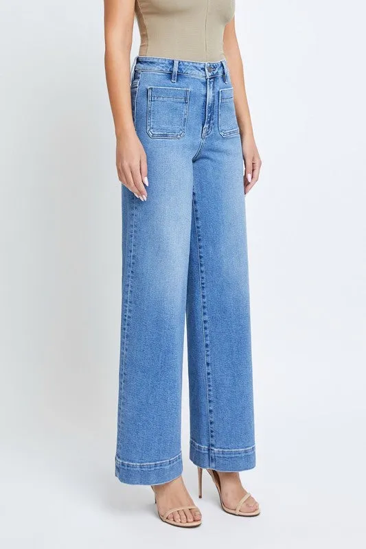 31 Inseam Nori High Waist Wide Jeans