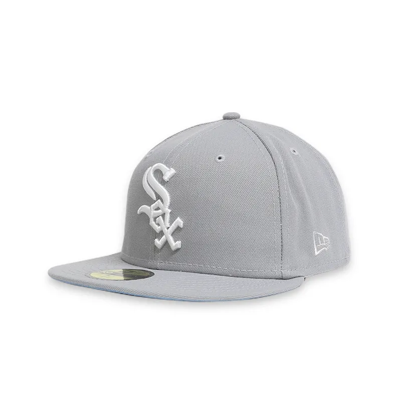 [70637571] Chicago White Sox Men's Grey Fitted Hats