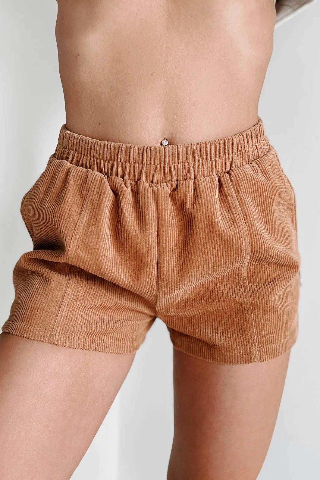 Acceptable Compromise Corduroy Shorts (Brown Sugar)