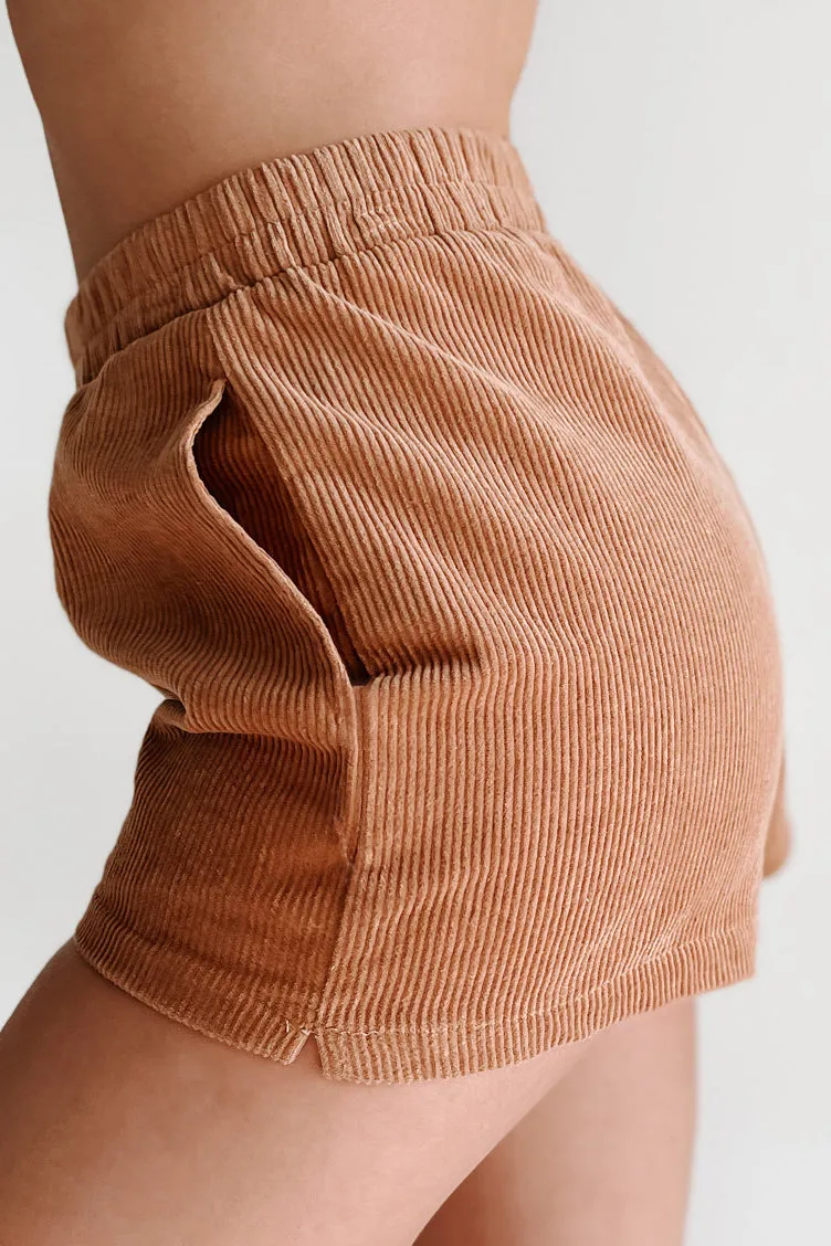 Acceptable Compromise Corduroy Shorts (Brown Sugar)