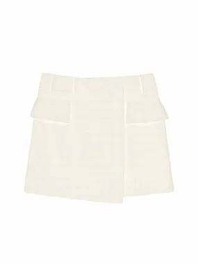 A.L.C. Cora Mini Skirt in Bone