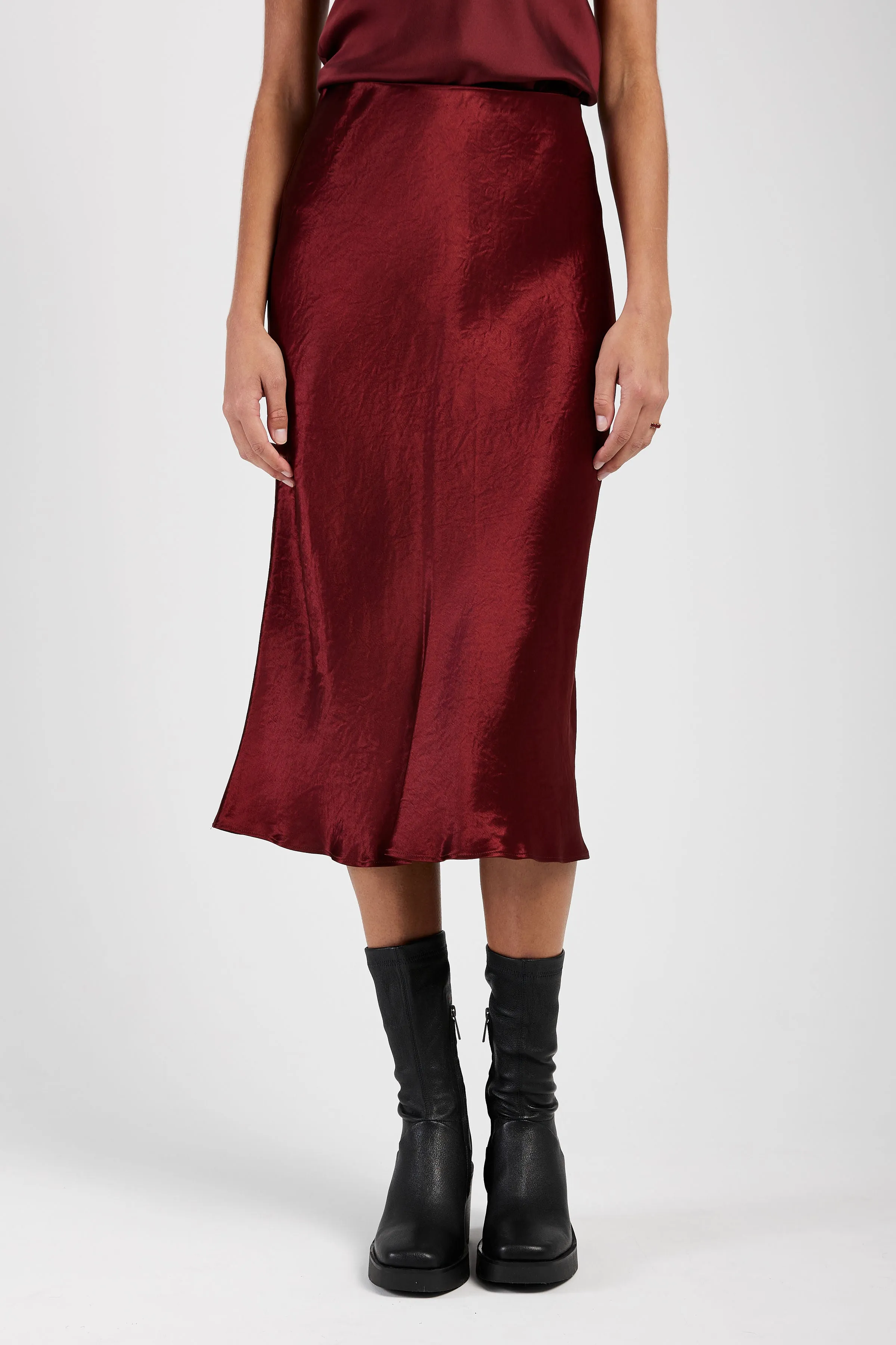 Alessio Skirt in Brick Red