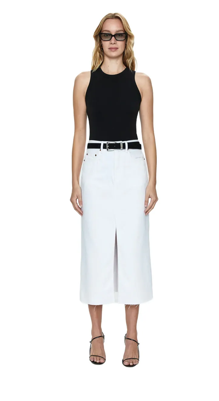 Alice Midi Skirt- White