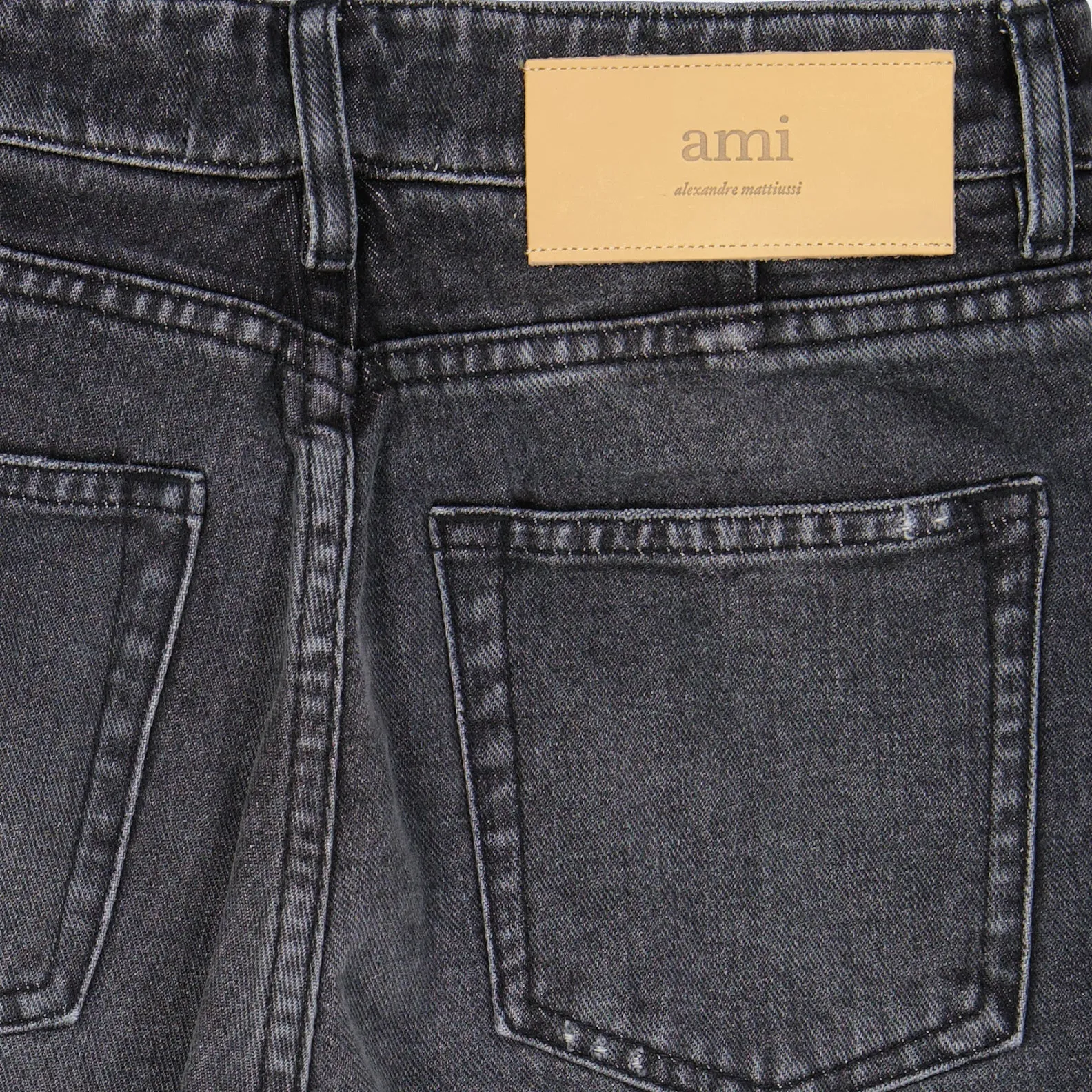 Ami Paris Flared Black Jeans