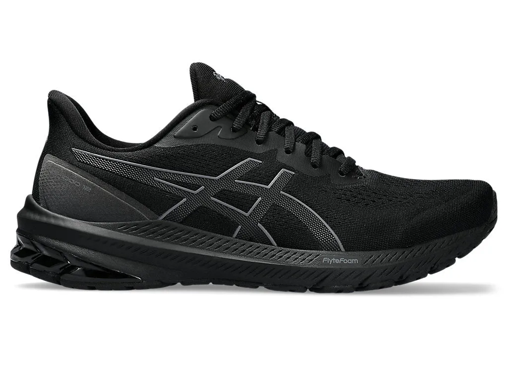 ASICS MENS GT-1000 12 BLACK/GREY SHOE