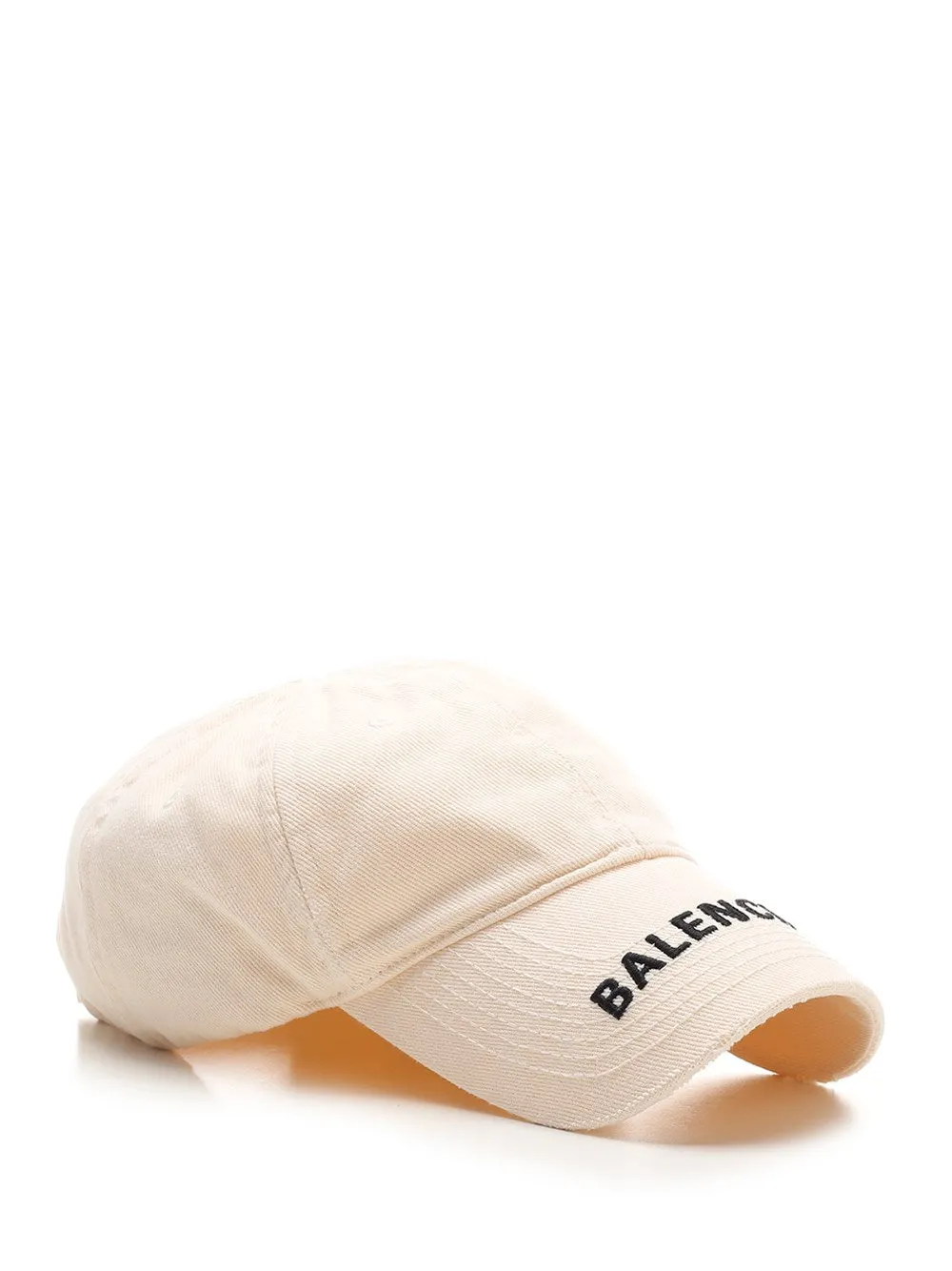 Balenciaga Logo Embroidered Distressed Baseball Cap