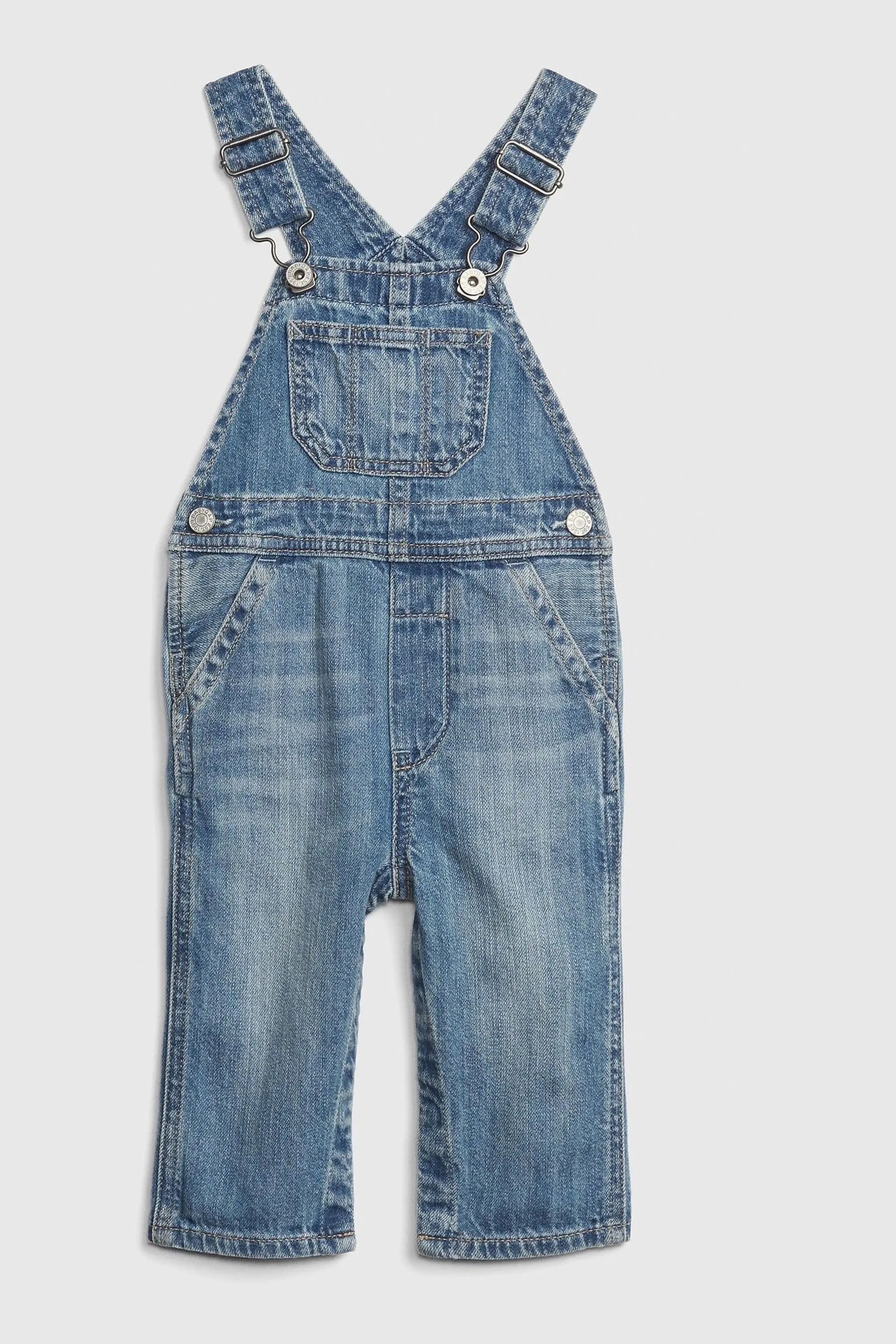 Blue Denim Baby Dungarees