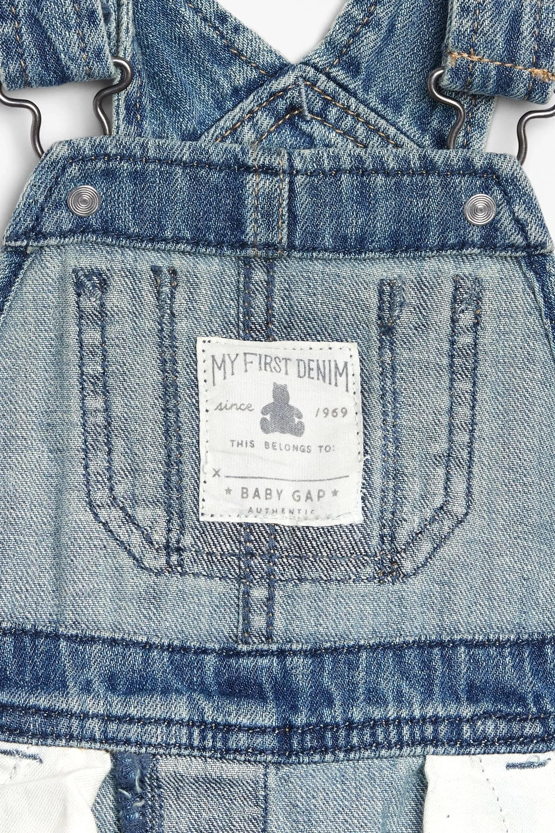 Blue Denim Baby Dungarees