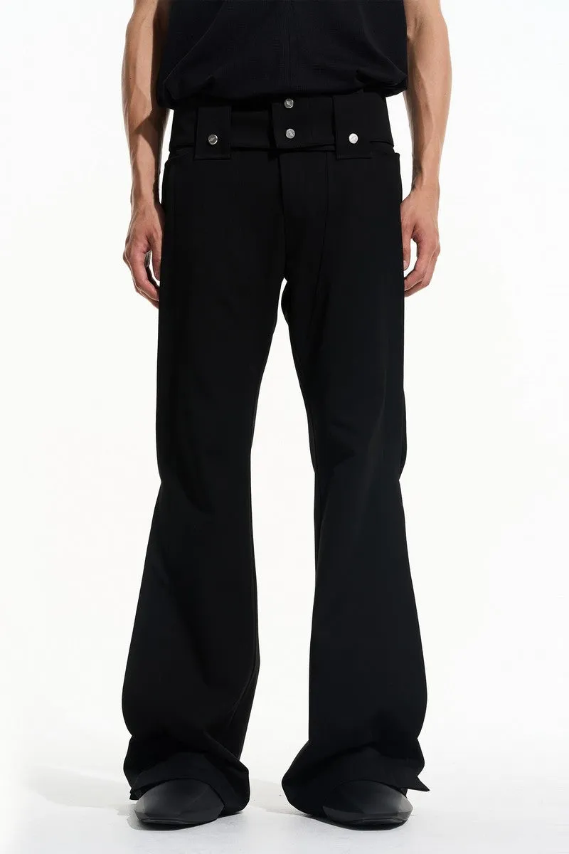 BNP Snap Waist Flared Trousers