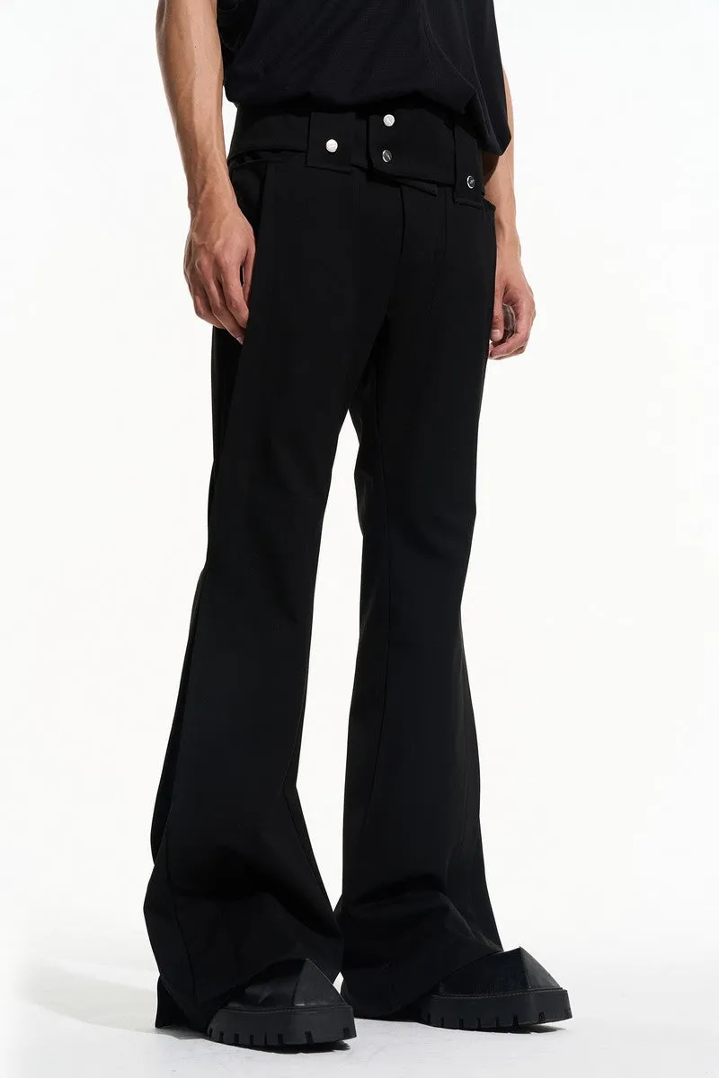 BNP Snap Waist Flared Trousers