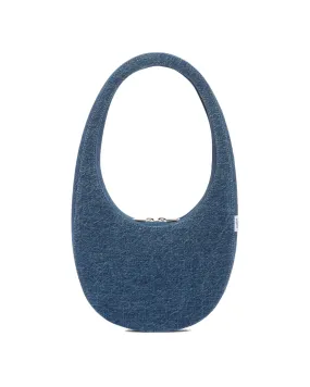 Borsa Swipe In Denim Blu