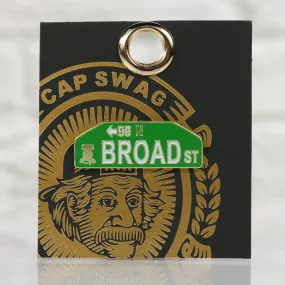 Broad Street Sign Fitted Cap Pin | Enamel Pin For Hat