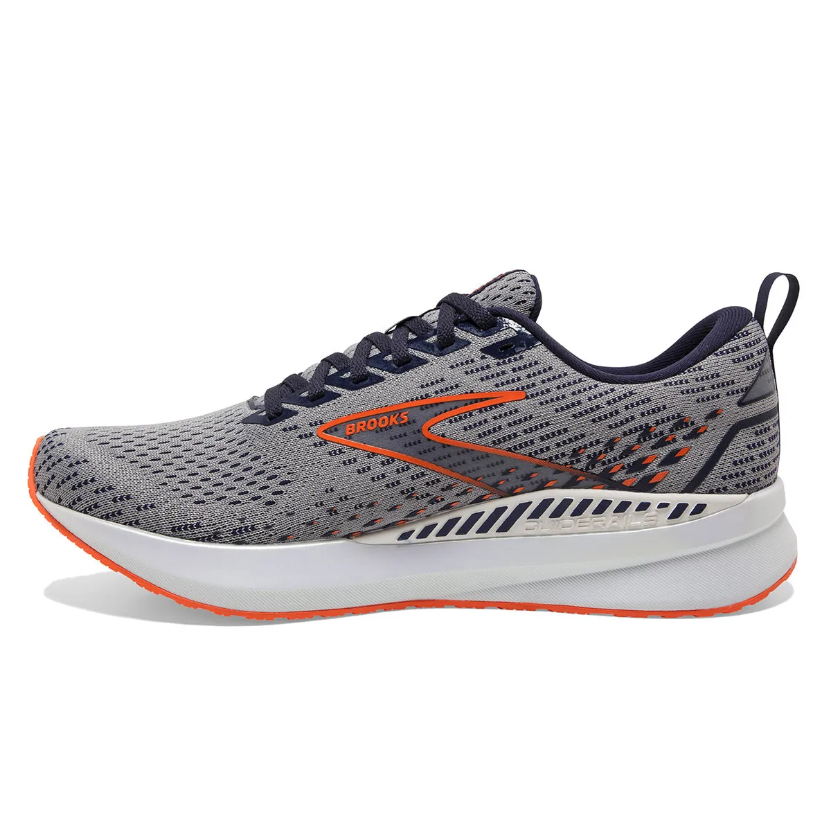 Brooks Levitate GTS 5 Mens | Grey/peacoat/flame