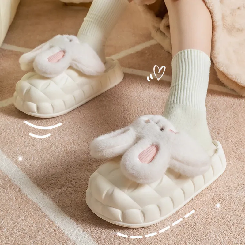 Bunny Waterproof Fluffy Winter Slippers MK18521