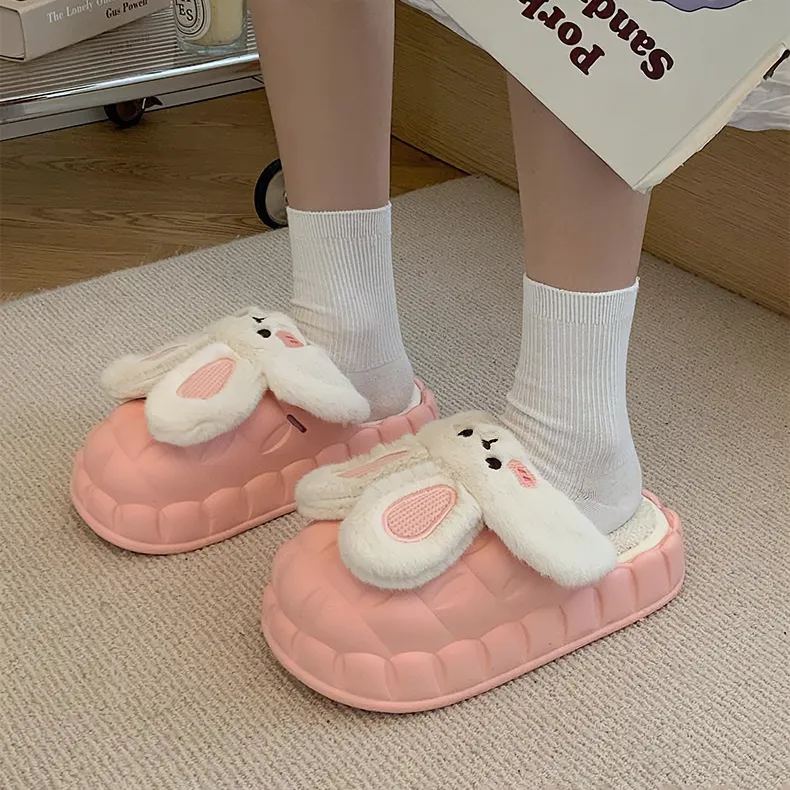 Bunny Waterproof Fluffy Winter Slippers MK18521