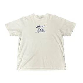 Carhartt Schools Out White Blue Tshirt