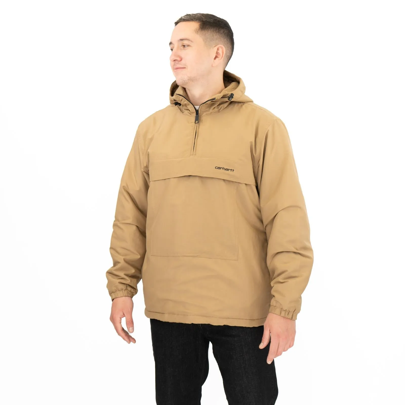 Carhartt WIP Mens Windbreaker Jackets SUMMER Lightweight Stone Beige