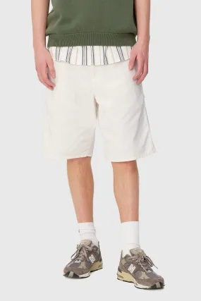 Carhartt Wip Single Knee Short Bianco Off Uomo