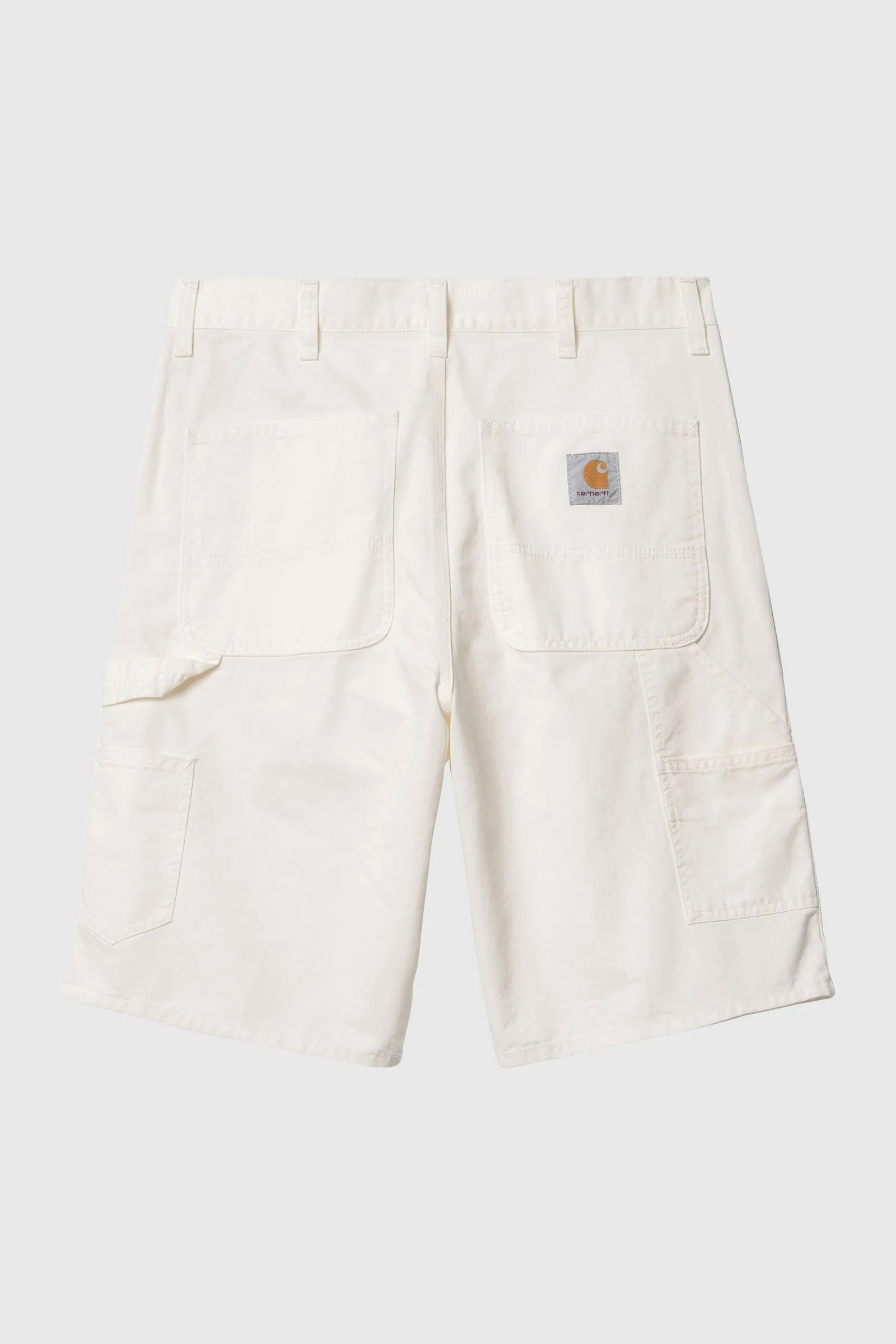 Carhartt Wip Single Knee Short Bianco Off Uomo