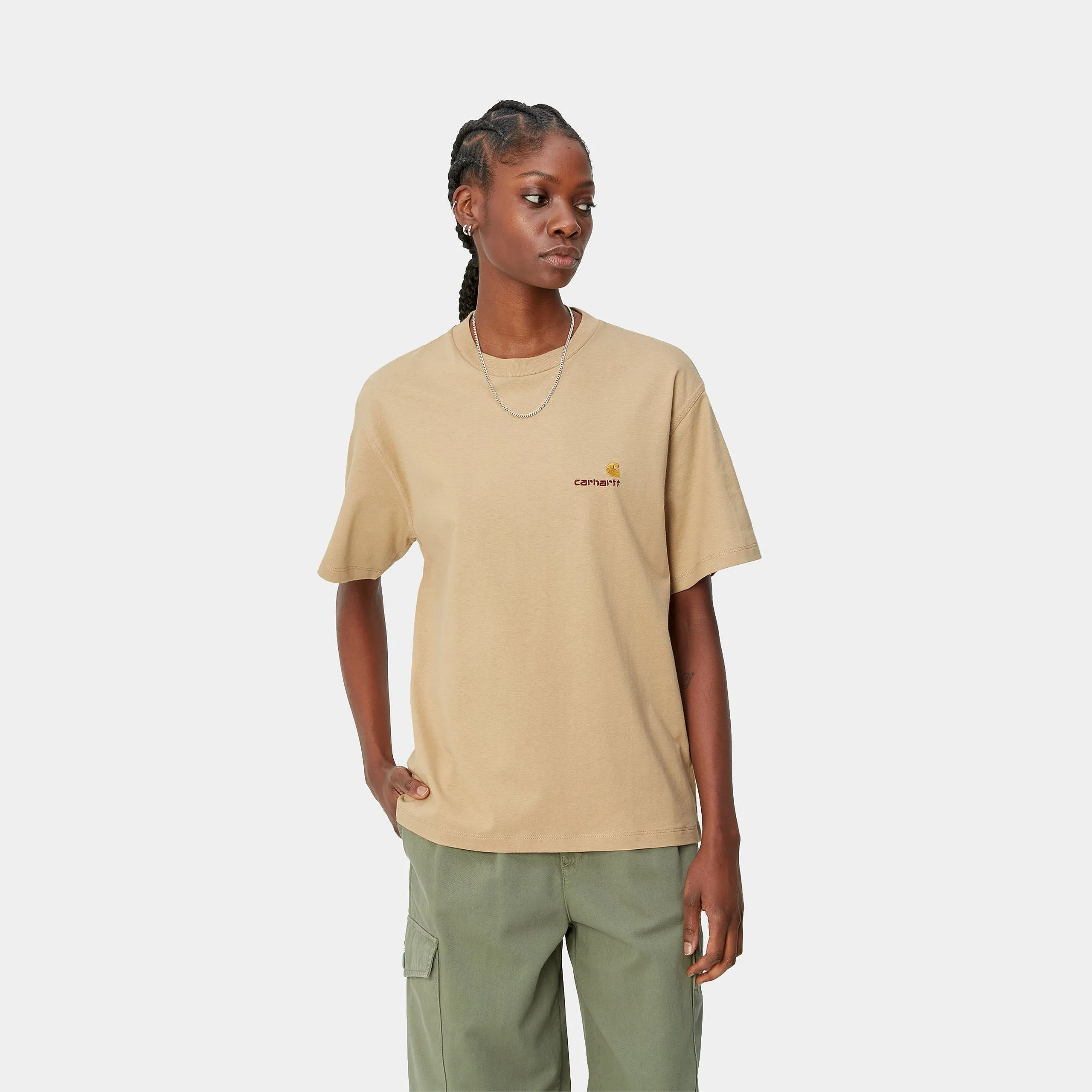 CARHARTT WIP W S/S AMERICAN SCRIPT T-SHIRT