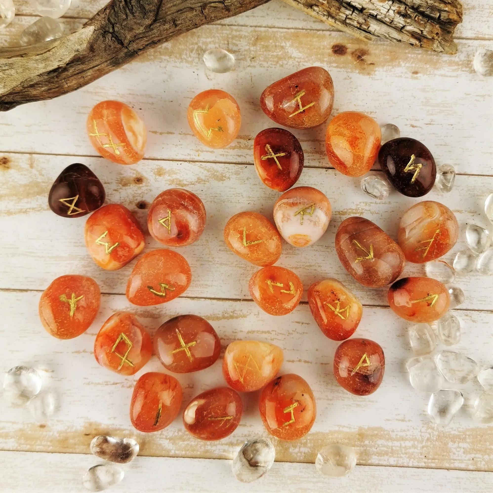 Carnelian Rune Stone Sets