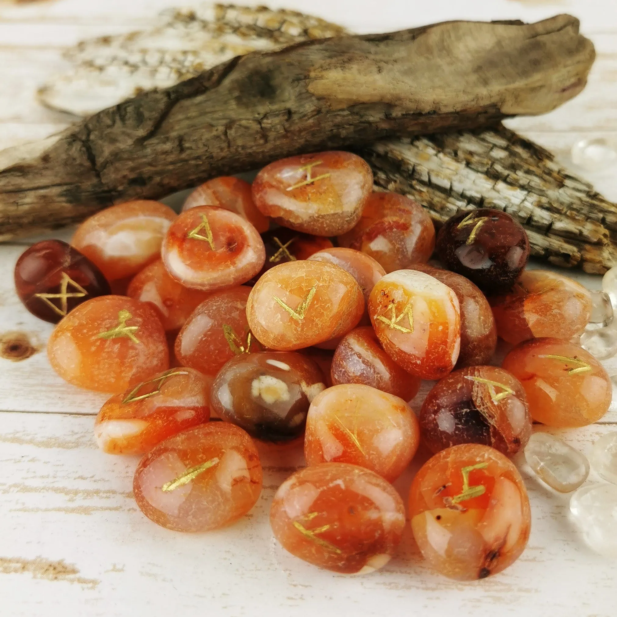 Carnelian Rune Stone Sets