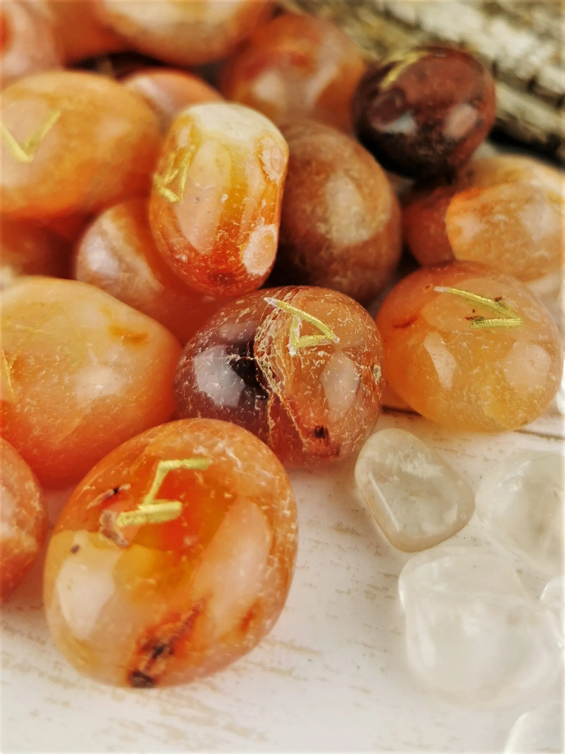 Carnelian Rune Stone Sets