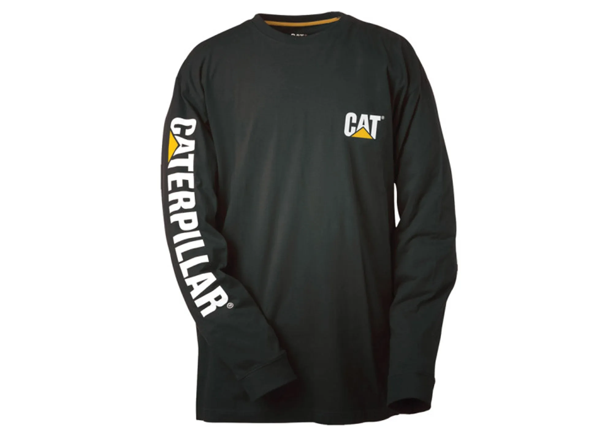 Caterpillar Mens Trademark Banner Long Sleeve Top