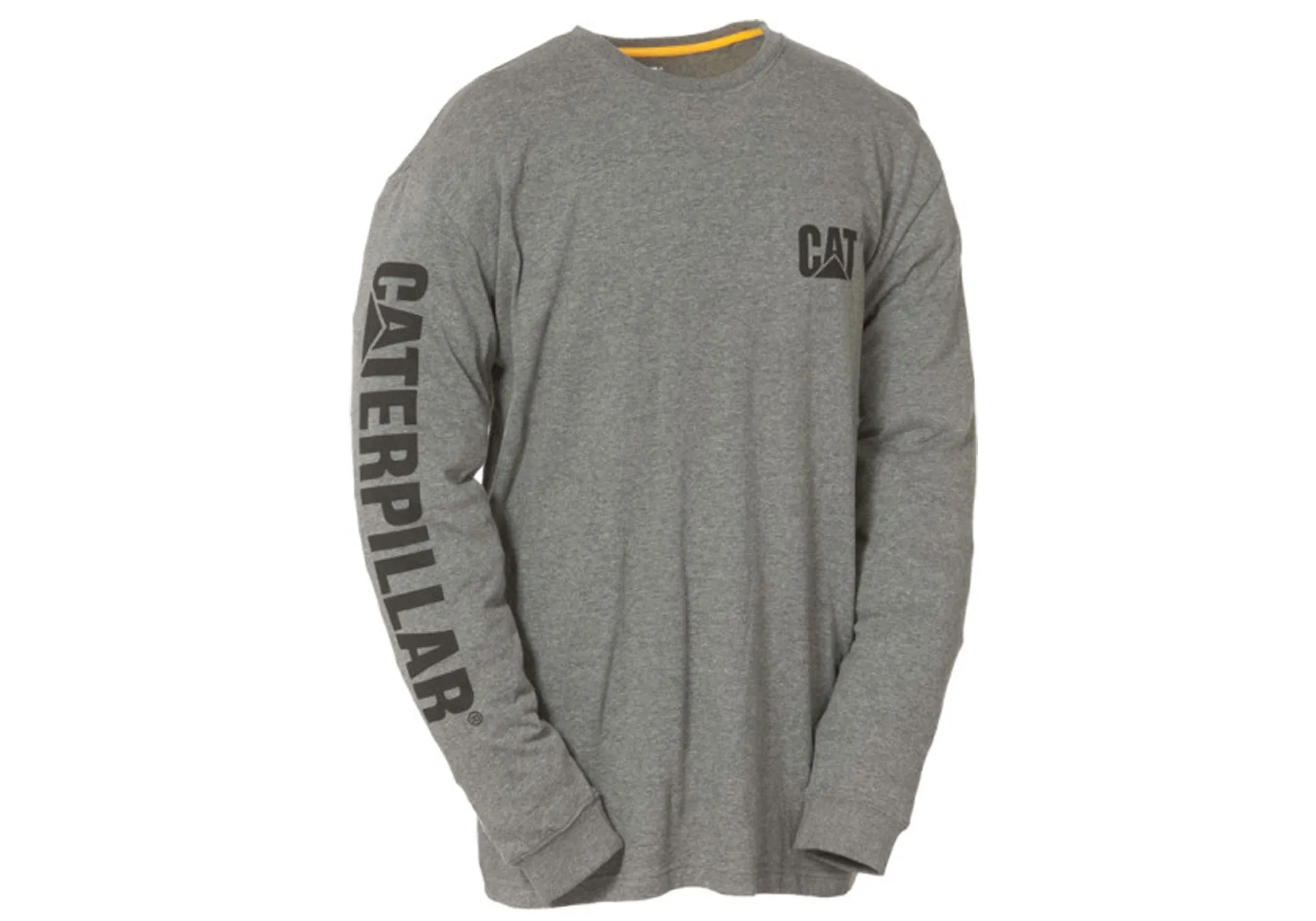 Caterpillar Mens Trademark Banner Long Sleeve Top