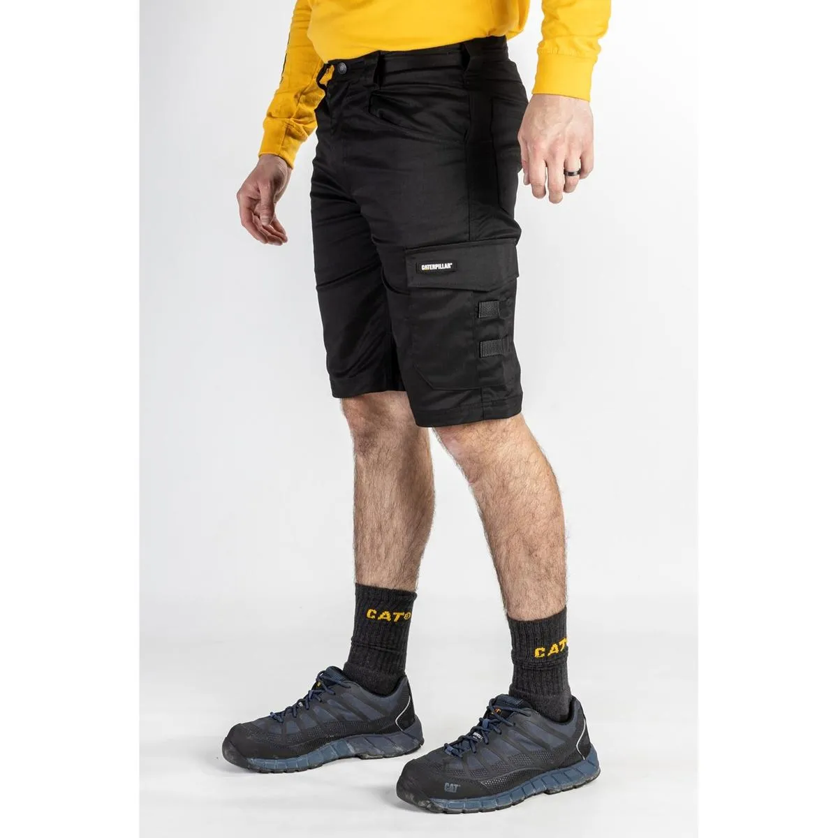 Caterpillar Tracker Shorts Black