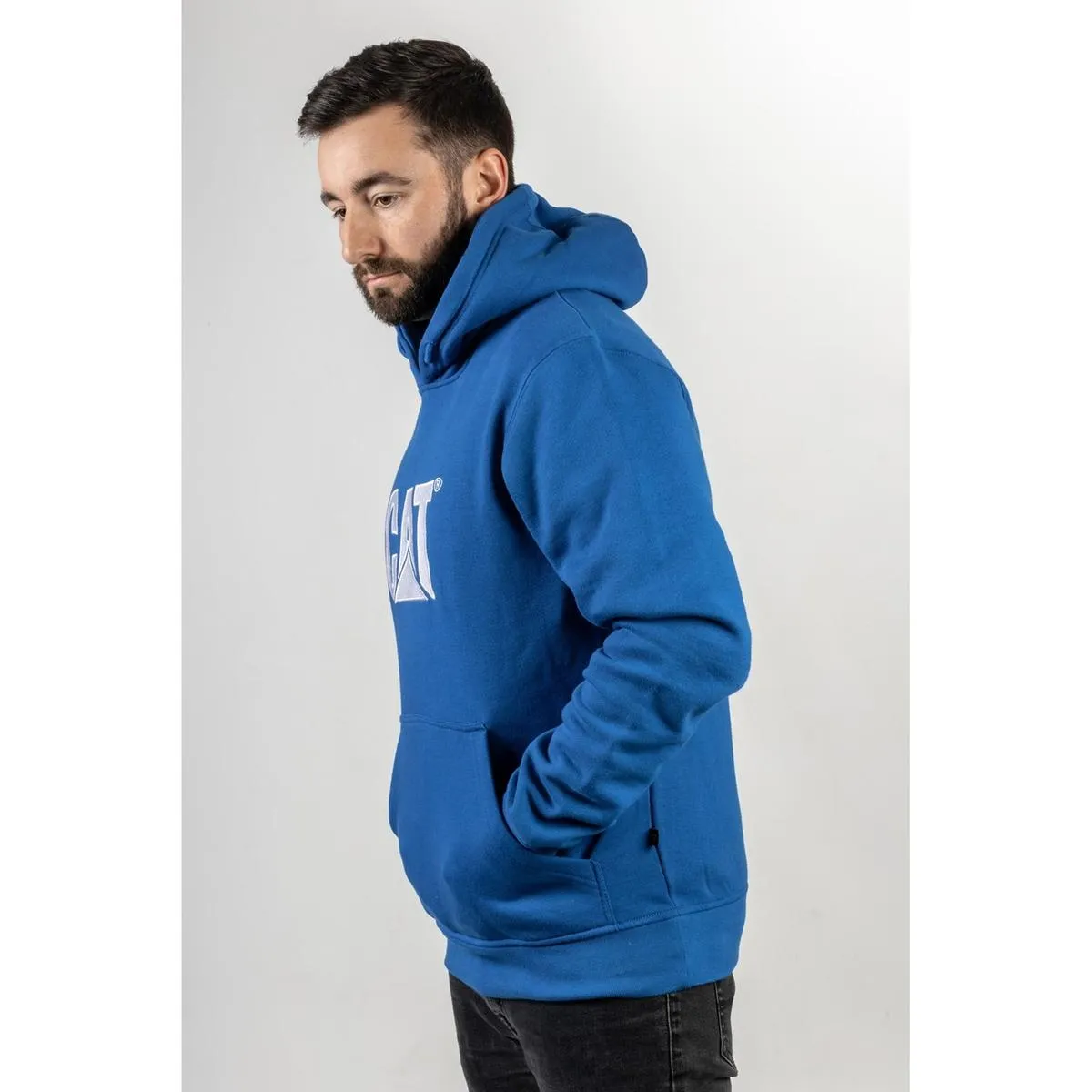 Caterpillar Trademark Hooded Sweatshirt Memphis Blue