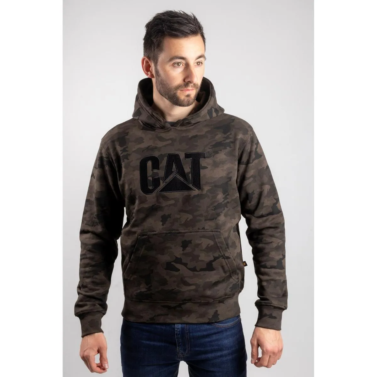 Caterpillar Trademark Hooded Sweatshirt Night Camo