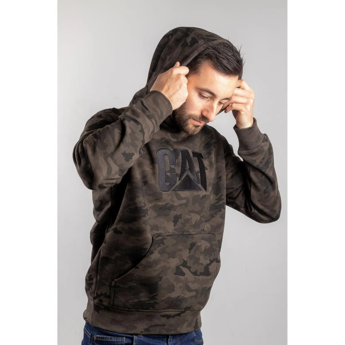 Caterpillar Trademark Hooded Sweatshirt Night Camo