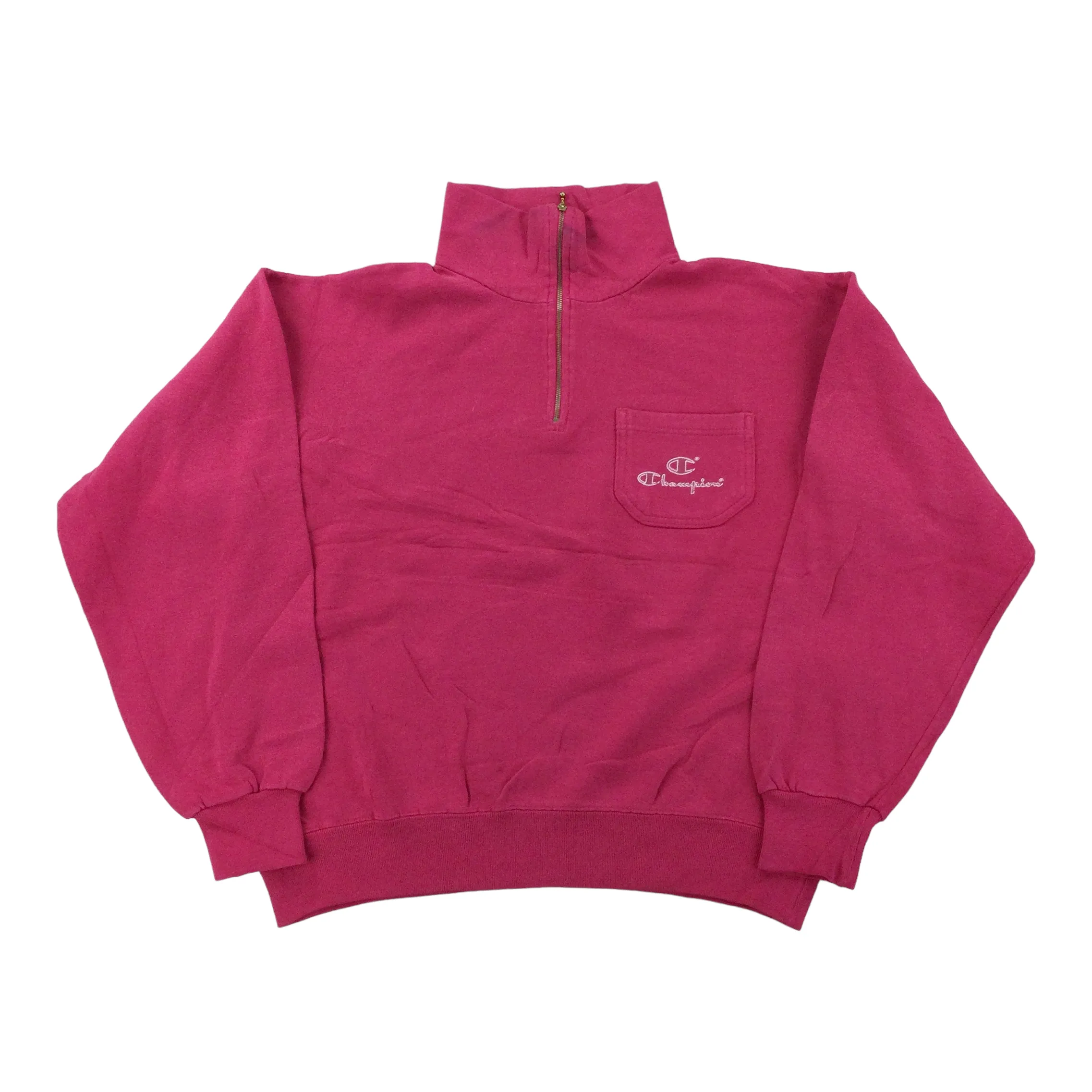 Champion 90s 1/4 Zip Sweatshirt - Small