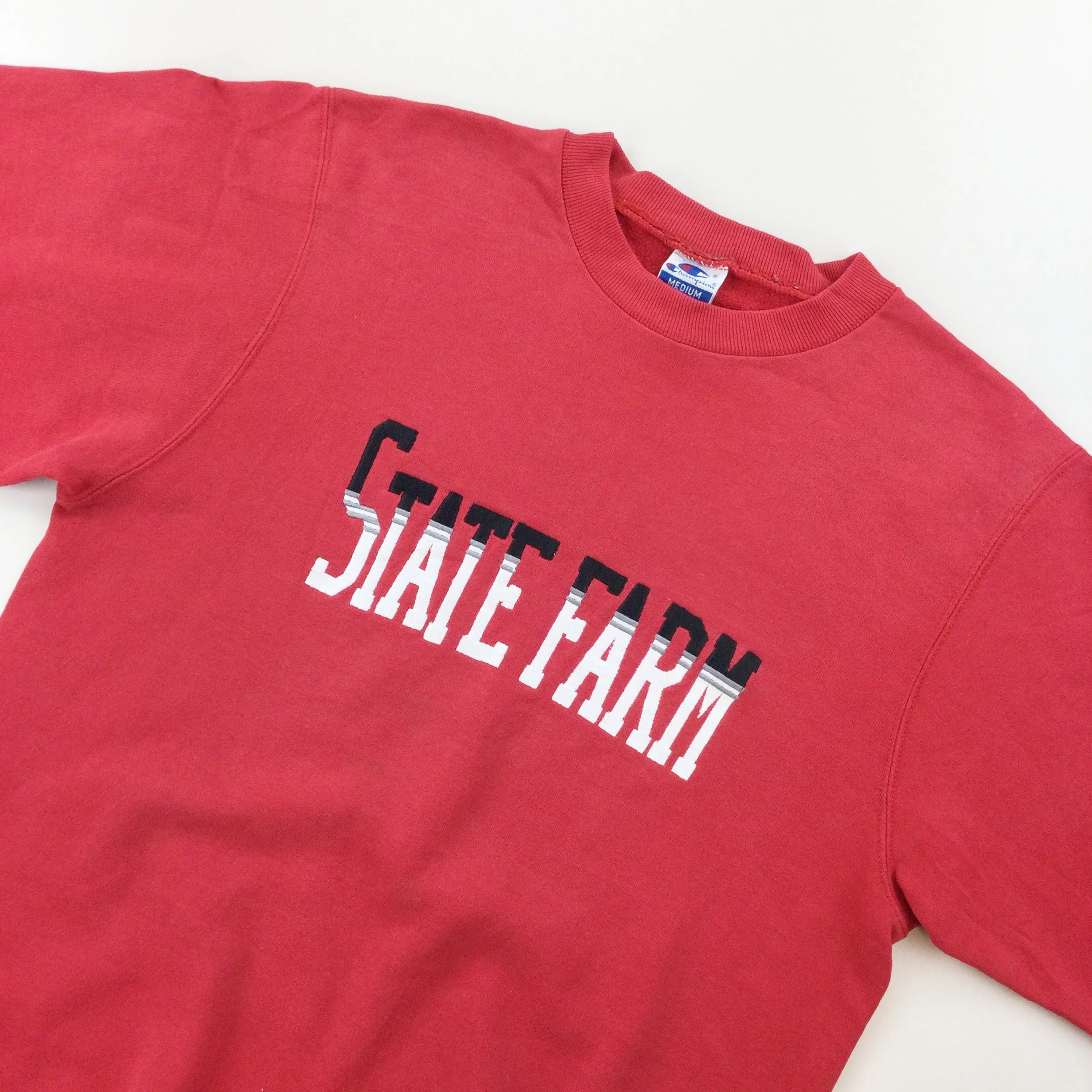 Champion 90s State Farm Sweatshirt - Medium