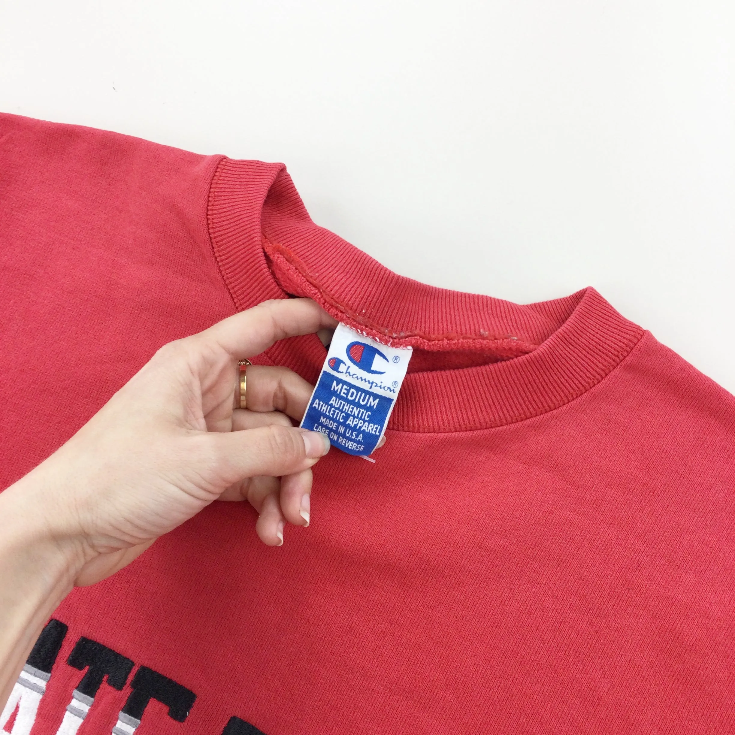 Champion 90s State Farm Sweatshirt - Medium