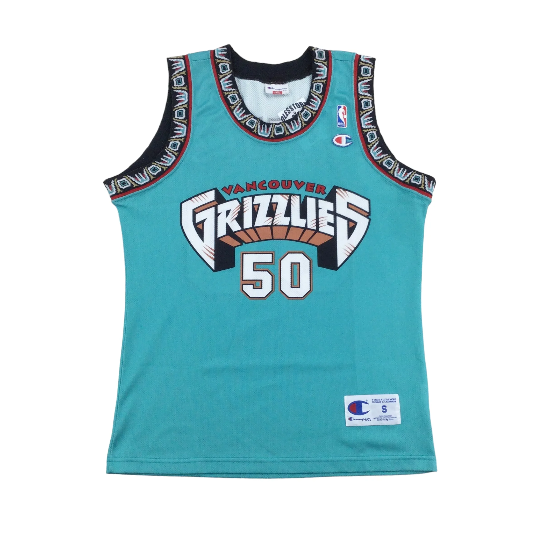 Champion 90s Vancouver Grizzlies NBA 'Reeves' Jersey - Small