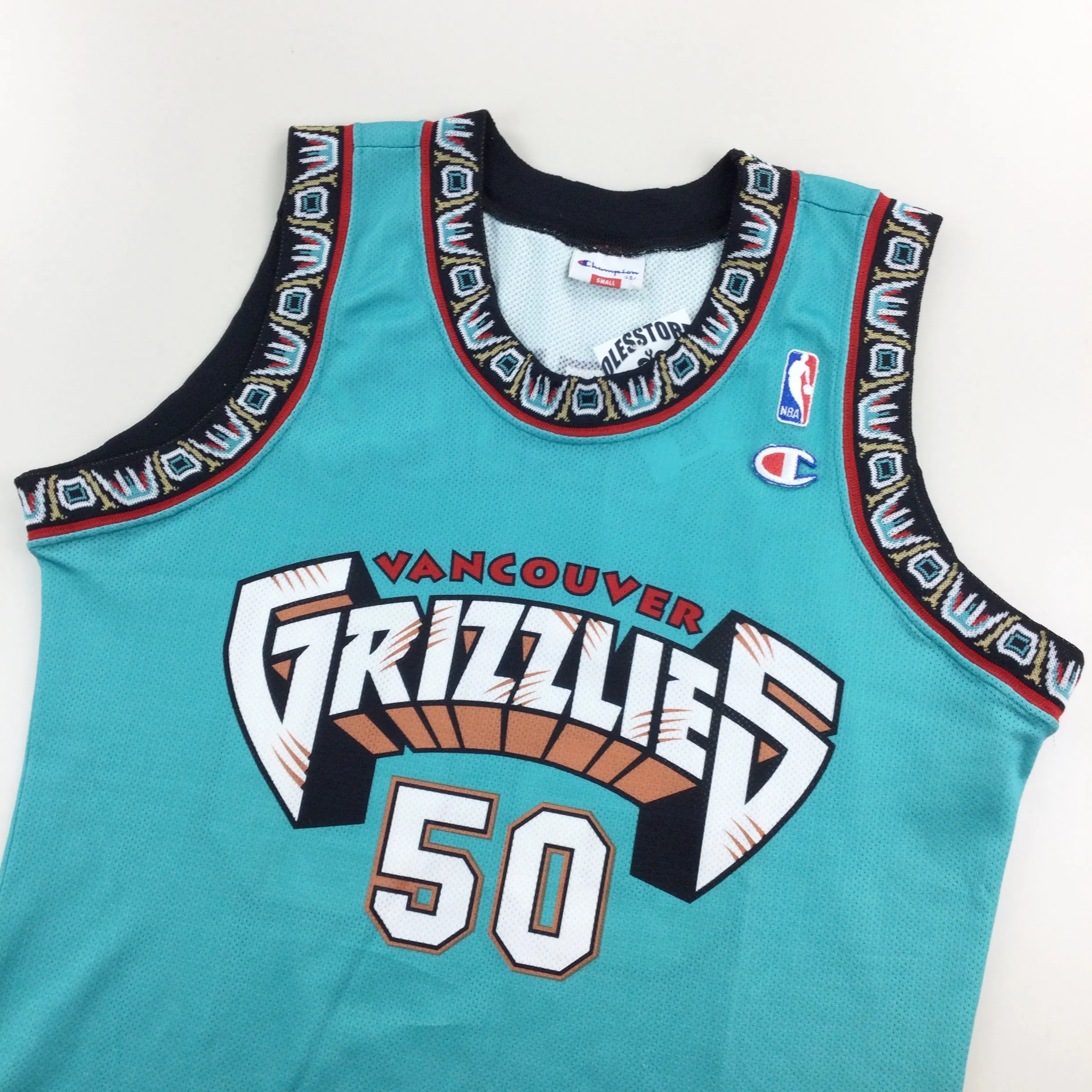 Champion 90s Vancouver Grizzlies NBA 'Reeves' Jersey - Small