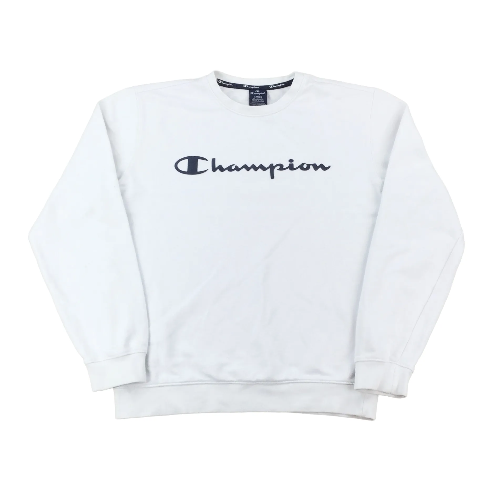 Champion Spellout Sweatshirt - Large