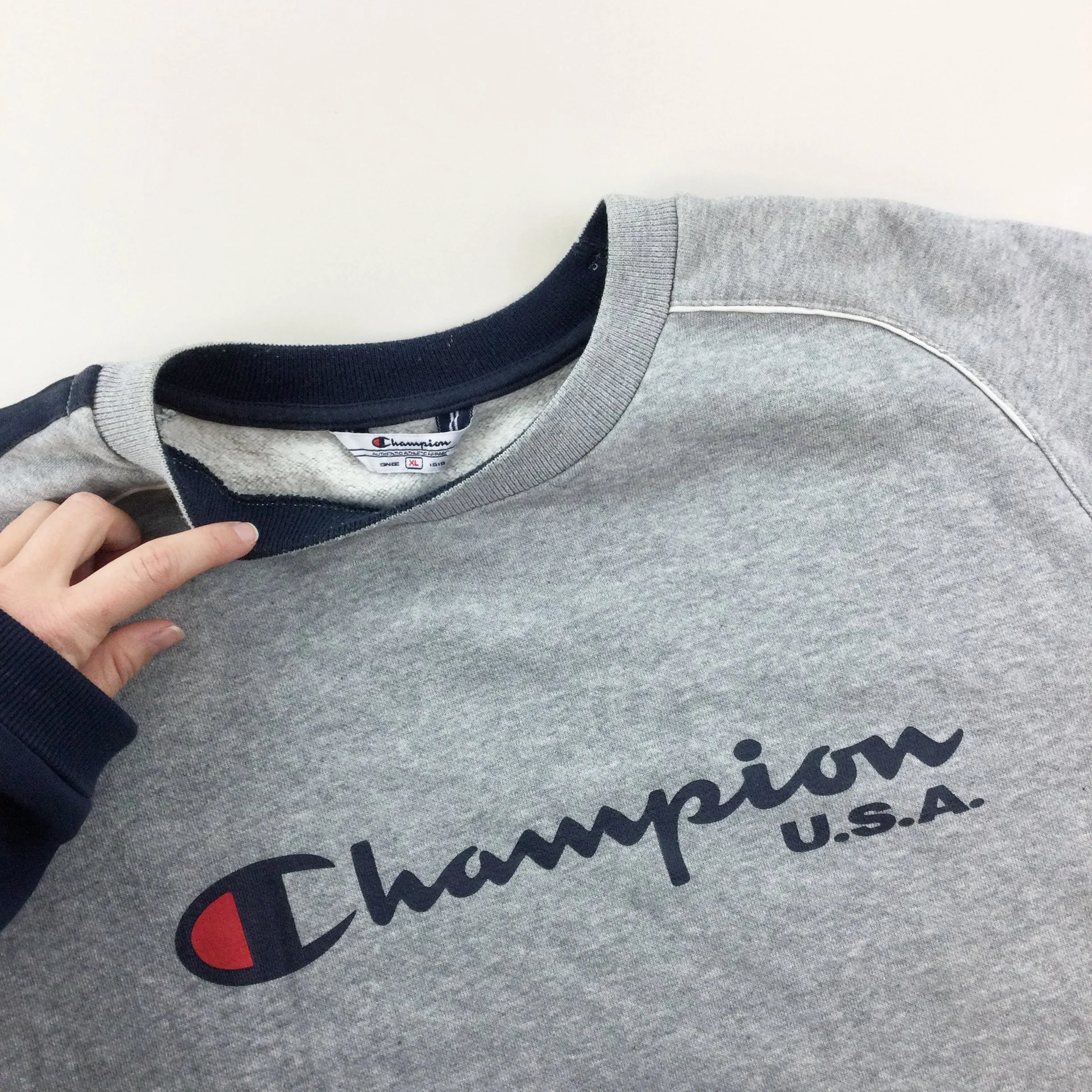 Champion Spellout Sweatshirt - XL