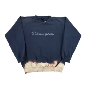 Champion Spellout Tie Dye Sweatshirt - Large