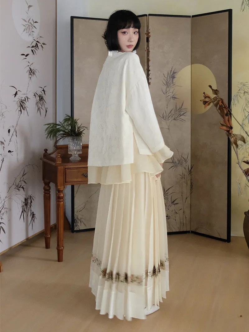 China Retro Embroidery Flare-Sleeve Jacket