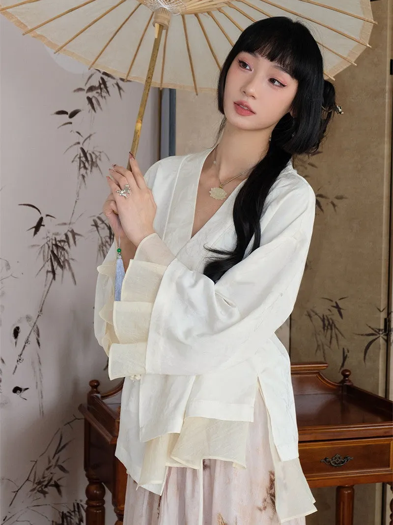 China Retro Embroidery Flare-Sleeve Jacket