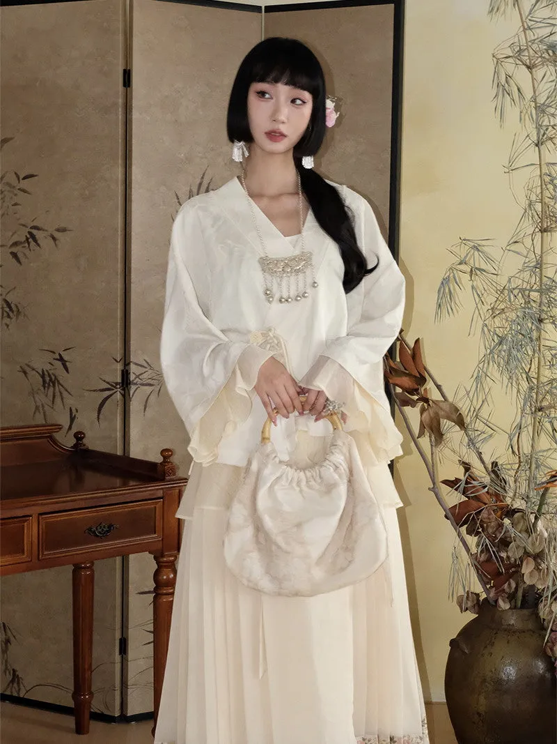 China Retro Embroidery Flare-Sleeve Jacket