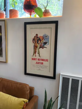 Custom Framed Gator Poster