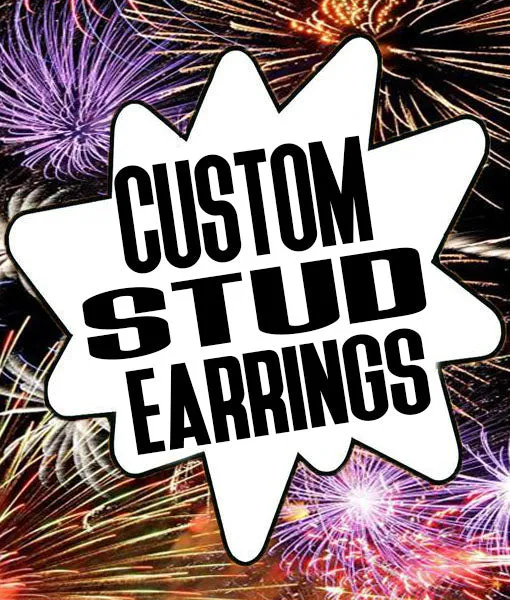 Custom Stud Earrings