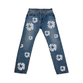 Denim Tears x Levi's Cotton Wreath Jean Light Wash